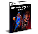 Pacote NBA 2K26 x WWE 2K25 Ps5 Mídia Digital
